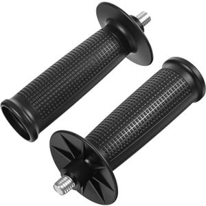 10mm Diameter Angle Grinder Handle Thread Auxiliary Side Handle Fit for All Brands Angle Grinder Black Plastic And Metal Construction, Non-Slip Grip Design