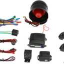 Universal 12V Auto Car Alarm Car Vehicle Security System Burglar Alarm Protection Anti-Theft System 2 Remote