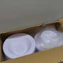 12 oz. - 200 Piece White Plastic Bowls, Disposable Plastic Soup Bowls - Premium Heavy-Duty Dessert Bowls for Wedding, Party and All Occasions