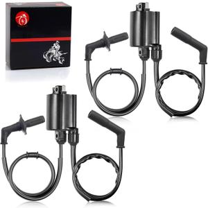 MOTO1988 2set of Ignition Coil & Spark Plug Cap For Honda Shadow 1100 Shadow Aero 1100 Spirit 1100 Sabre 1100 ACE 1100 VT1100 1987-2007