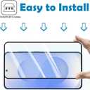 2 Pack Screen Protector for Samsung Galaxy S26 Plus, 2 Tempered Glass Screen Protector,Case Friendly,Scratch Resistant,HD-Clear,Clear Black