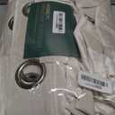 BULBUL Cream Curtains 84 inch Length- Set of 2 Living Room Ivory Velvet Blackout Window Drapes Curtain Thermal Insulated Room Darkening Decor Grommet Curtains for Bedroom Set of 2 Panels