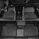 Floor Mats for Honda Accord 2013-2017, All Weather Floor Mats Trunk Cargo Liner and Door Sill Guards Accessories, Full Coverage Set (Fit Sedan Models)