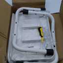 Sattiyrch Step Stool with Handle for Ederly,Sturdy and Lightweight Stool with Anti-Skid Platform,Easy Assmbly,Safely Supports up to 350 Pounds with 9.5 Inch (White)