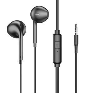 Stereo Music Noise Cancelling Jack Wired Earphones Headset Headphone With Microphone Handsfree Earphone