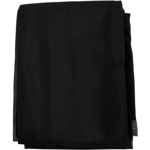 Fusible No Show Mesh Stabilizer Backing 59" x 1 Yard - Invisible Black Medium Weight 1.8oz