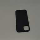 ORNARTO Compatible with iPhone 15 Plus Case 6.7", Slim Liquid Silicone 3 Layers Full Covered Soft Gel Rubber Cover Protective Phone Case with Anti-Scratch Microfiber Lining-Black