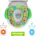 Sesame Street "Framed Friends" Soft Potty Seat and Potty Training Seat - Soft Cushion, Baby Potty Training, Safe, Easy to Clean (13.5 inches x 13.5 inches)