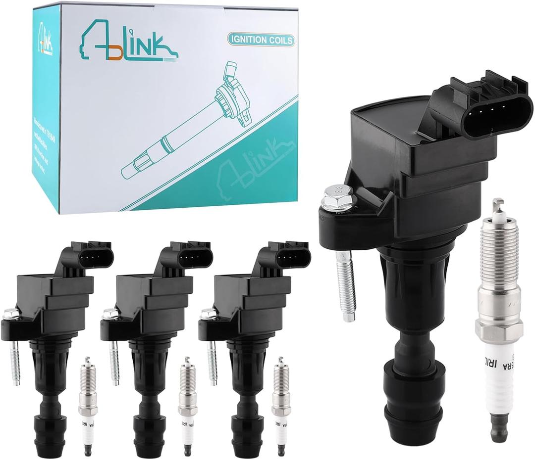 4PCS UF491 Ignition Coil Pack XP5263 Spark Plug For Buick Allure LaCrosse Regal Verano,for Chevy Orlando Captiva Sport Cobalt Equinox HHR,GMC Terrain Pontiac G4 G5 G6 Solstice,Saturn Aura Lon Sky