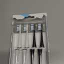 AquaSonic Genuine Proflex Replacement Brush Heads | ADA Accepted | for Whiter Teeth & Gum Care | Compatible with Duo Series PRO and Others (8 Pack Black & White)