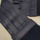 XZQTIVE Wide Elastic Belts for Women Dresses Black Waist Corset Belt for Women Fashion Wide Stretchy Belts (Fits Waist Sizes 29-33 inch, Width:4in Braided Navy Blue)