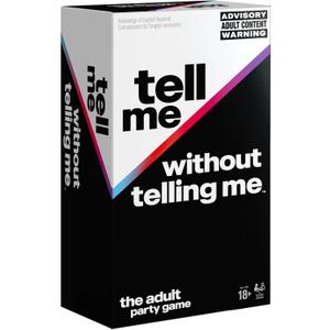 Spin Master Games, Tell Me Without Telling Me, The Viral Adult Party Game for Bachelorette Parties, College, Birthdays, Friendsgiving, 2-10 Players, for Ages 18 & Up
