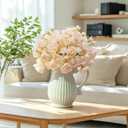 LzLzLflor 32Pcs Champagne Ranunculus Artificial Flowers DIY Home Wedding | Real Touch Ranunculus, Faux Flowers, 32pcs Bulk, Ivory White, Peony Look, Bouquets, Home Decor, Bridal Shower, Centerpieces