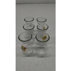Glass Vase Clear (6 Pack) Glass Vase Clear (6 Pack)