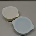 KeaBabies 2-Pack Baby Bowls with Suctions, Lids - Silicone Toddler Suction Bowls for Baby Boy, Girl, Kids, Food Grade Silicone, BPA-Free, Dishwasher Safe, Toddler Eating Essentials (Pastel Sky)