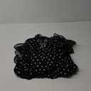 ZNU Womens Plus Size Evening Party Dresses Elegant Retro Cocktail Dress 2025 Summer Mesh Ruffle Sleeves Flowy Maxi Dress (0X, Black)