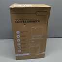 SHARDOR Conical Burr Espresso Coffee Grinder Electric with Precision Timer 2.0, Touchscreen Adjustable Burr Mill with 51 Precise Settings for Home Use, Anti-static, Stainless Steel