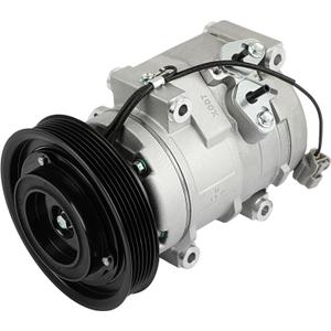 SCITOO AC Compressor with Clutch 2005-2008 Compatible for Honda Odyssey Pilot Ridgeline 2003-2006 for Acura MDX 3.5L CO 10736C