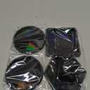 4 Pcs Holographic Resin Mold Silicone Coaster Epoxy Molds Silicone for Epoxy Resin for DIY, Cups Mats, Home Decoration (Multiple Style)