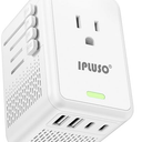 TESSAN Universal Travel Adapter, 35W International Plug Adaptor with 3 USB C and 2 USB A Charging Ports, Worldwide Power Outlet for US to European EU UK AUS Ireland(Type C/G/A/I)