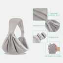 Baby Carrier - Ergonomic, Cozy and Lightweight Carrier for 0-36 Months, Effortless to Put On, Ideal for Hands-Free Parenting,Lightweight and Travel-Friendly Newborn Baby Carrier-Light Grey