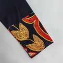 Tunic Dress for Women 2025 Casual Trendy Long Sleeve Crew Neck Vintage Printed T Shirt Dress Fashion Pullover Loose Swing Midi Dress with Pockets Size M Khaki (M)