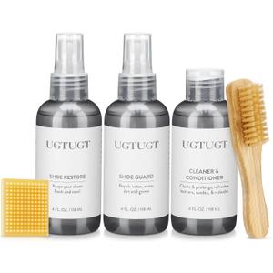 Shoe Cleaner Kit, Suede Shoe Cleaner Kit with Shoe Cleaner, Shoe Waterproof,Shoe Care for Suede,Nubuck,Sheepskin with Suede Eraser and Shoe Brush
