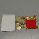 5 Pack Horse Commerative Coin with Chinese Fu Bags 2026 Chinese New Year of Horse Decoration Chinese Lucky Coin Metal Chinese Coins for Wealth and Success New Year Present Gifts