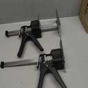 Labor Saving Arm Jack Handle 2 Pack, Construction Jack, Wall Tile Locator, Multi Function Height Adjustment Lifting Device, Door Panel Lifting Cabinet, Raised 6.69 in, Pair Dynamic Load 450 LB (Black)