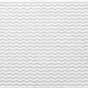 Large 17" x 14" Silicone Dish Drying Mat for Kitchen Counter, Easy clean, Quick Dry, Heat-resistant Dish Drainer Mat for Sink,Refrigerator or Drawer liner (Food Grade Silicone-White)
