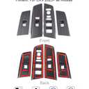 for Honda CRV 2023 2024 2025 2026 Window Control Switches Protective Panel, Luxurious Wood Grain Interior Cover Moulding Trims for CR-V LX, EX, EX-L, Sport Hybrid, Sport-L Hybrid, Sport Touring-Wood
