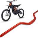 Electric Dirt Bike Handlebar for Surron Sur Ron Heighten 7/8" 22mm Handle Bar for Light Bee X/S LBX E-Ride Pro S SR SS 3.0 2.0 Talaria Sting XXX MX3 MX4 Taparia Red Motorcycle/4MM CNC