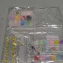 3D Nail Charms for Nail Art Kit, Mix Nail Flowers Bow Gold Nail Charms and Gems, Flatback Pearls Charms Gems AB Rhinestones for Nails Art Tools, Silver Butterfly Charms Nail Decor DIY Accessories