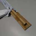 uxcell Door Brush Bottom Sweep Brown H-Shape Aluminum Alloy Holder W 1.6-inch Black PP Silicone Soft Brush, 1000mm x 63mm (Approx 39.37-inch x 2.48-inch)