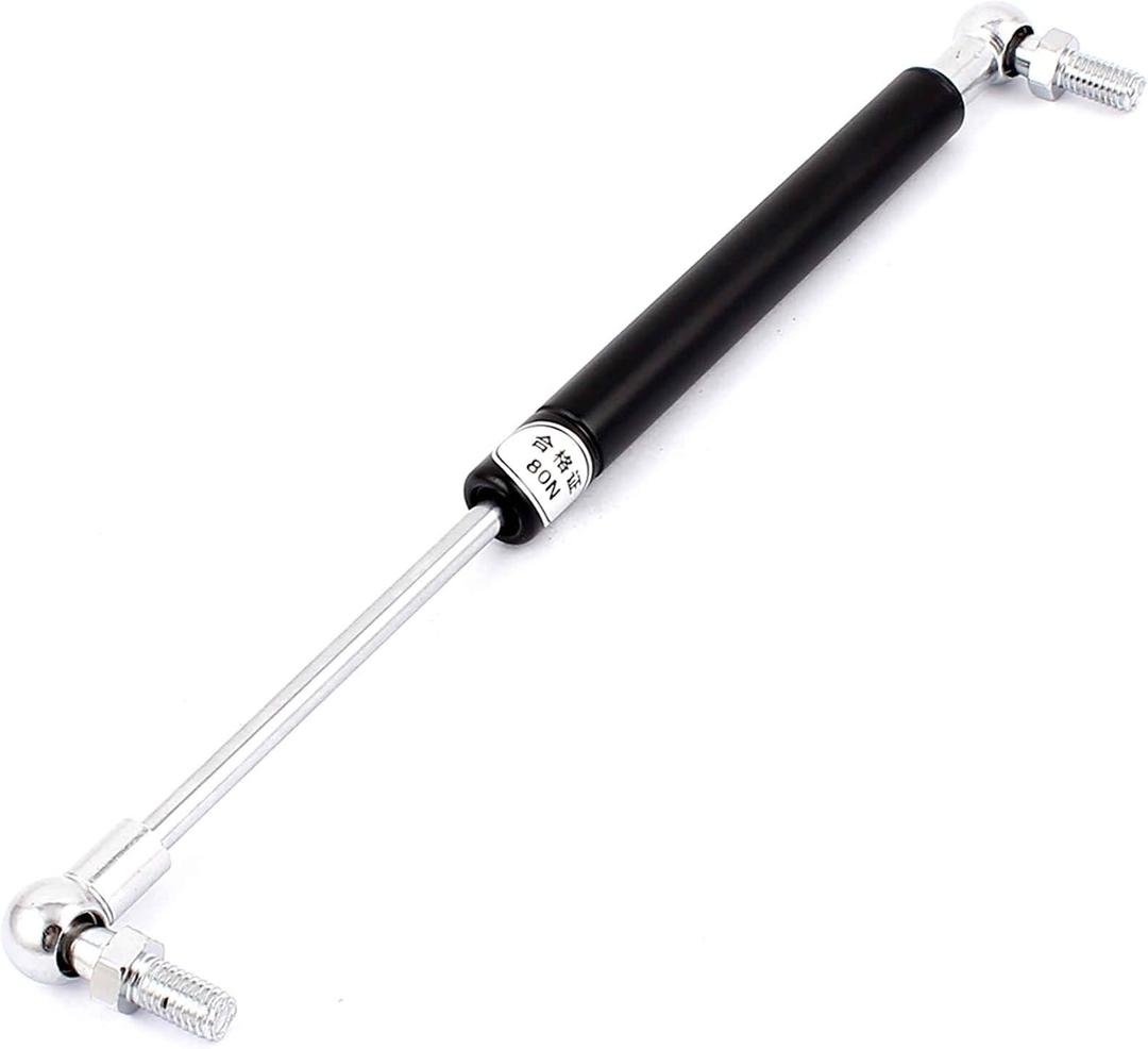 11 Inch 80N/18lb/8Kg Gas Springs, 11" Gas Struts Hydraulic Lift Support Toolbox Storage Box Window, 1 Pcs, Silver Tone