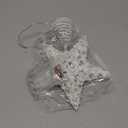 Christmas Tree Topper 20 LED Lights Star Two ModesSolid and Blinking Christmas Decoration Christmas Tree Ornaments for 3-10 Feet Christmas Tree (Standard White Snowflake)