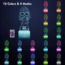 3D Night Light Gifts: Fans Merch, Table Lamp with Remote Control and Smart Touch, Singer Gifts for Girls Room Decor Music Party Birthday Christmas (Multicolor)