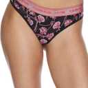 Calvin Klein Glitter Floral Bikini (X-Small, Black)