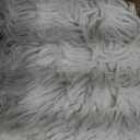 PetJett Small Dog Bed - 23'' Round Dog Beds, Calming Puppy Bed - Anti-Slip & Washable Super Soft Fluffy Plush Faux Fur Pet Bed, Anti-Anxiety Premium Comfort Donut Bed,Fits Dogs upto 25 lbs,Bright Gray