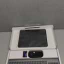 Wireless Keyboard and Mouse with Mouse Pad Ultra Slim Combo, MOOJAY 2.4G USB Quiet Compact Scissor Switch Keyboard Mice Set with Cover, 2 AA and 2 AAA Batteries, for Laptop/PC/Windows - Gray Black