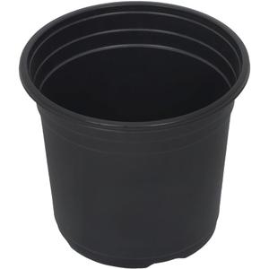 100 Pcs 5 Inch Nursery Pots Garden Flower Pots for Succulents Transplanting, Black