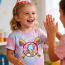 Lovekider Girls Birthday T Shirts Cotton Short Sleeve T-Shirts Tee Party Clothing 3-6 Years