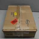 HOOBRO Foldable End Table, C Shaped Side Table with Storage Shelf, Small Snack Table Suitable for Living Room Bedroom Small Spaces, Easy Assembly, Greige and Black BG29SF01,Damage