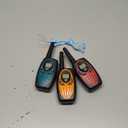 Topsung Walkie Talkies Long Range, M880 FRS Two Way Radio for Adults with Mic LCD Screen/Resistance Wakie-Talkies with Noise Cancelling for Men Women Outdoor Cruise Ship (Blue Red Orange)