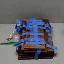 Sunhoo Bread Box for Kitchen Countertop Wooden Bread Storage Container Bin 2 Layer Breadbox Holder Large Capacity Keeper Vintage Farmhouse Food Organizer Pantry Shelf Acrylic Window (Brown)