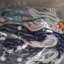 Nora's Nursery Reusable Swim Diapers and Wet Bag - One Size Fully Adjustable - Seaside Unisex 3 Pack with Wet Bag