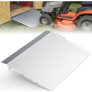 Upgraded Shed Ramp for Riding Mower 2PCS, 29" Lx48 W Anti-Slip Loading Ramps for Lawn Mowers,Pickup Trucks,Garage Threshold Doorway Tractor,Snow Blower,Garden Cart, 1500lbs Capacity