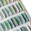 Mr. Pen- Bible Tabs, 75 Tabs, Coastal Meadow, Laminated Bible Tabs for Women and Men, Bible Tabs for Study Bible, Large Print Bible Index Tabs, Bible Book Tabs, Bible Labels Tabs, Mr. Pen Bible Tabs