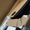 Able Life Tray Table, Adjustable Bamboo TV and Laptop Desk with Ergonomic Stand Assist Safety Handle, Independent Living Aid