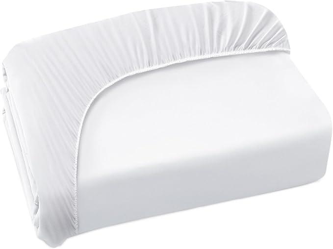 White Bed Sheet Cover For Twin Size bed